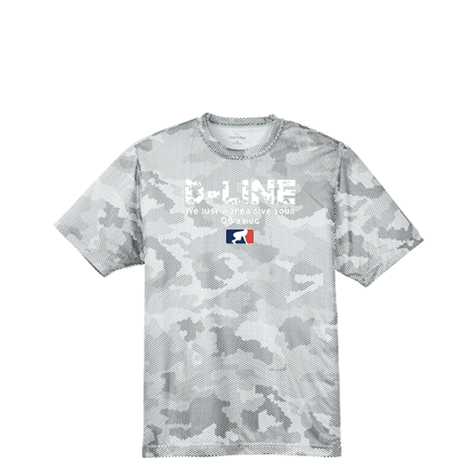 D-LINE HUGS - Hex Camo Performance Tee