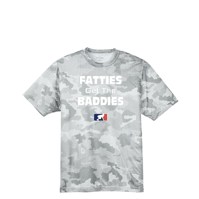 FATTIES GET THE BADDIES - Hex Camo Performance Tee