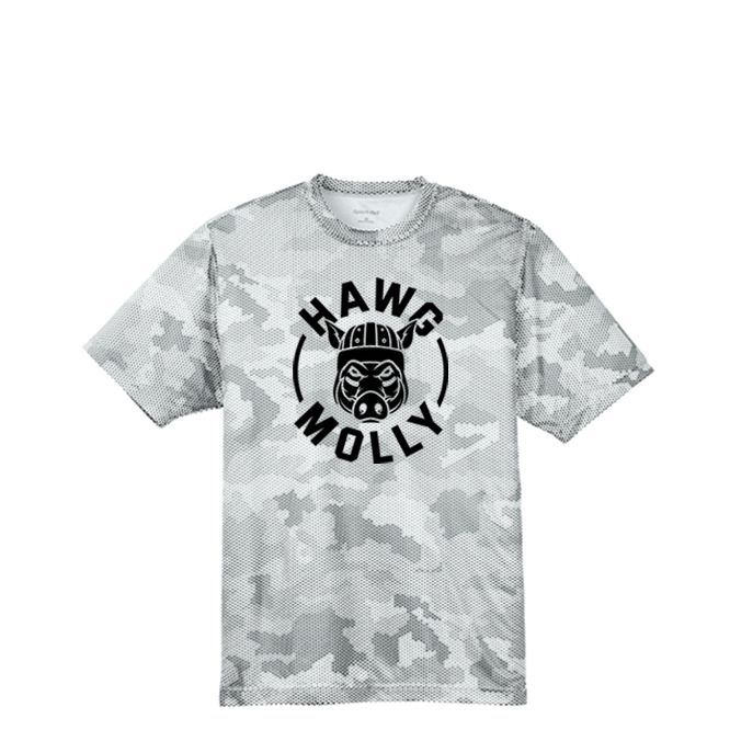 HAWG MOLLY (Black) - Hex Camo Performance Tee