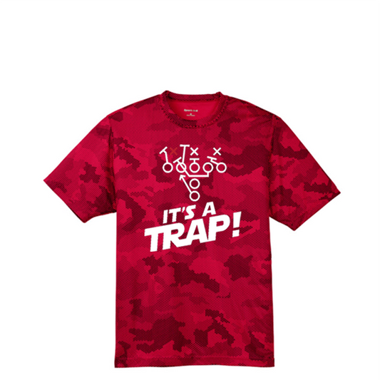 ITS A TRAP! (White) - Hex Camo Performance Tee