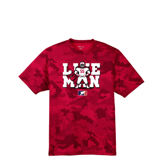LINE MAN - Hex Camo Performance Tee