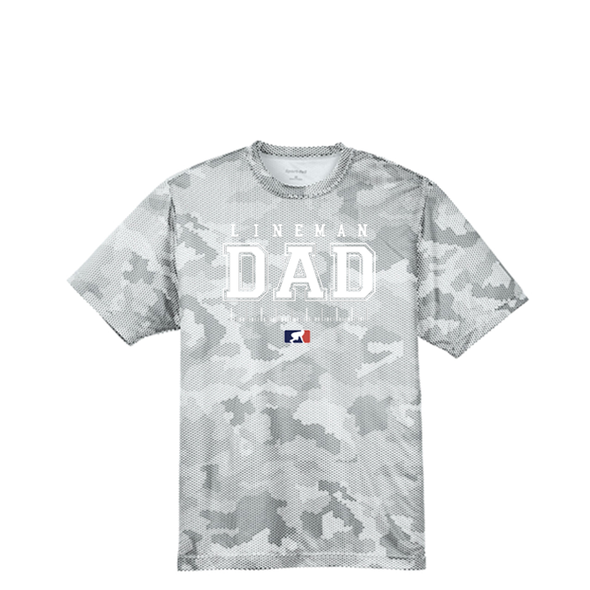 LINE DAD - Hex Camo Performance Tee