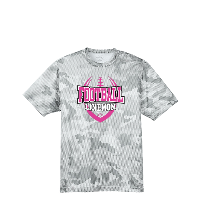 LINEMOM (Pink) - Hex Camo Performance Tee