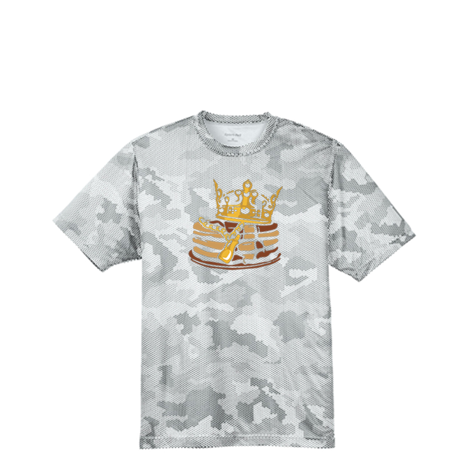PANCAKE KING - Hex Camo Performance Tee