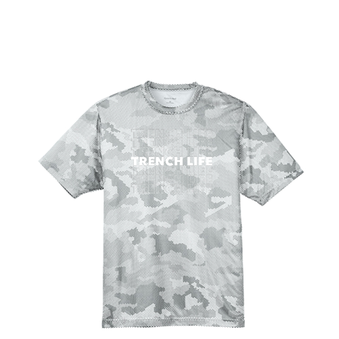TRENCH LIFE - Hex Camo Performance Tee
