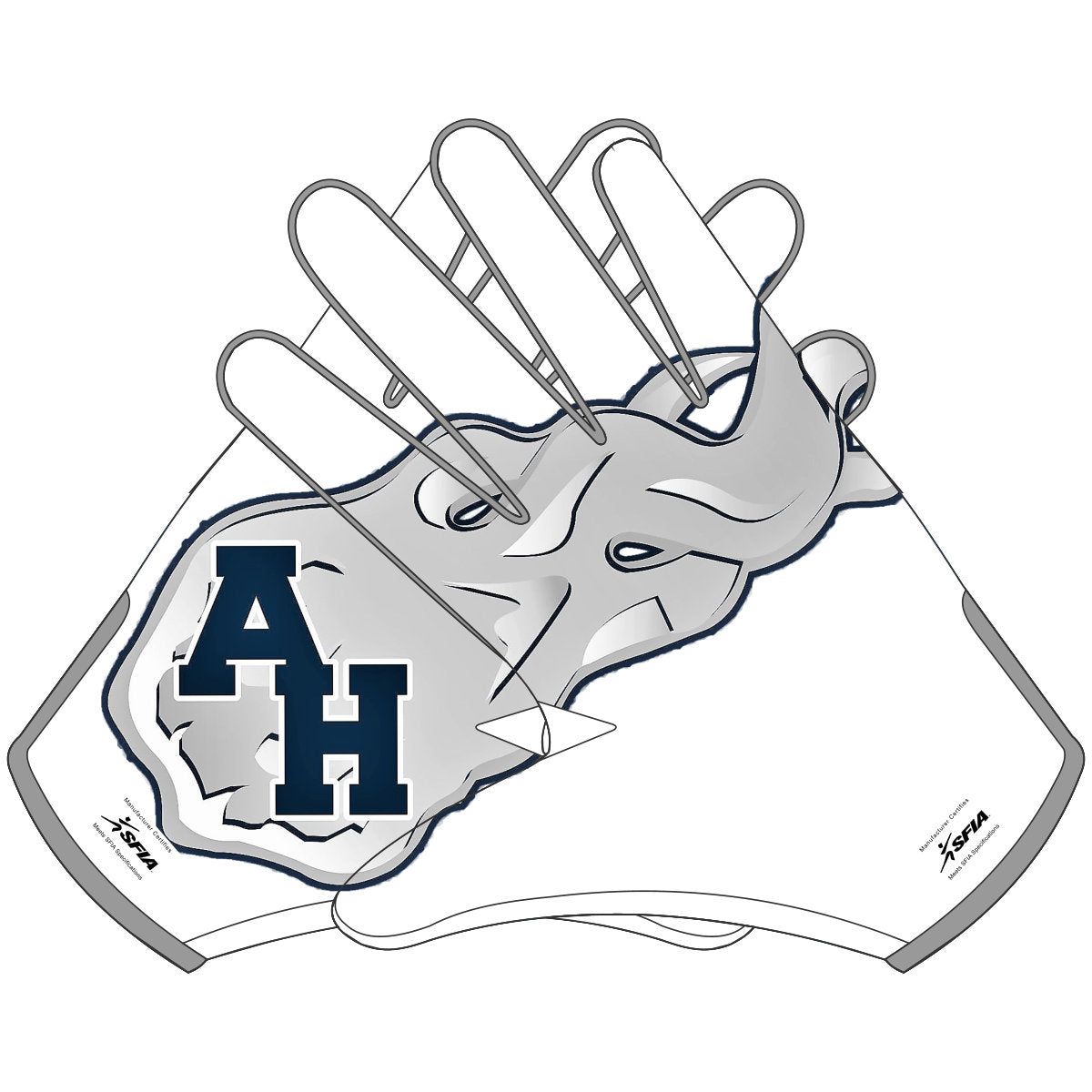Abington Heights Team Football Gloves