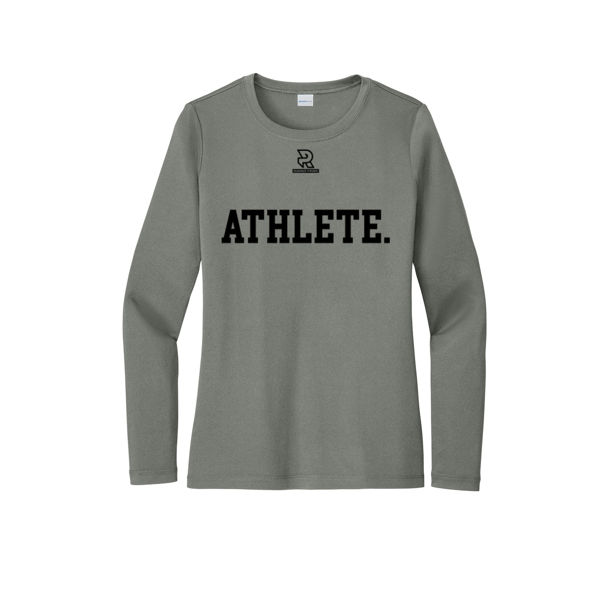ATHLETE (Black) - Womens Pro Long Sleeve Performance Tee