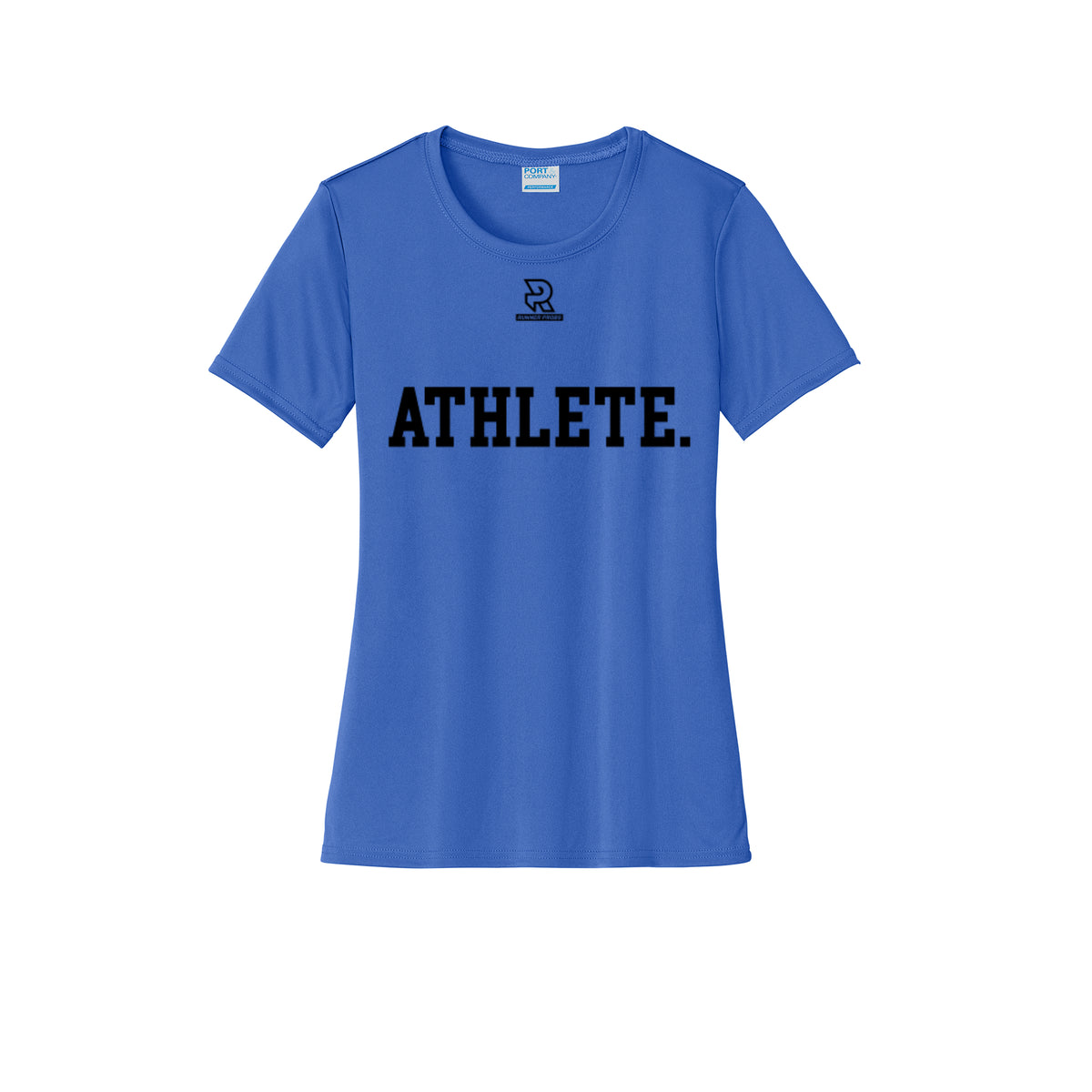 ATHLETE (Black) - Womens Short Sleeve Performance Tee
