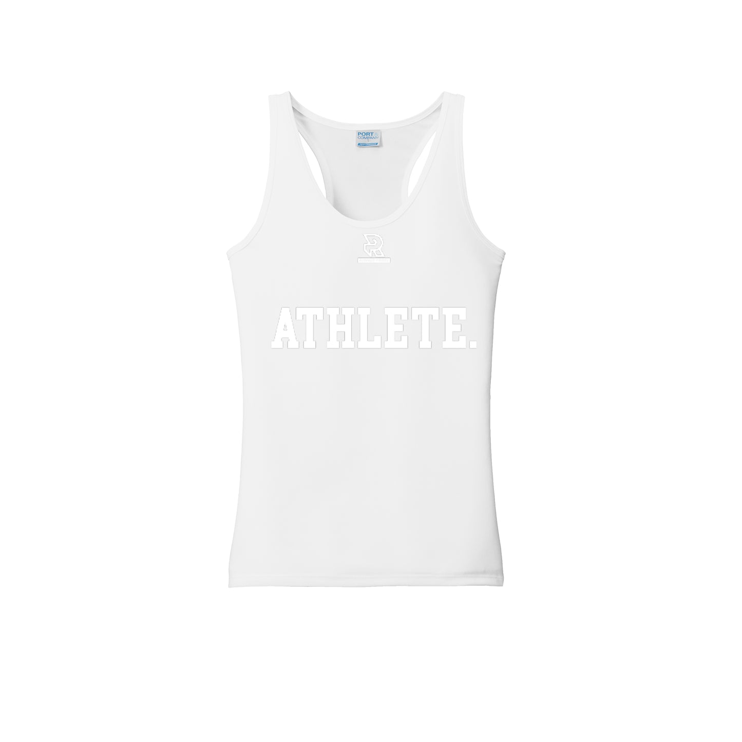 ATHLETE (White) - Womens Performance Tank