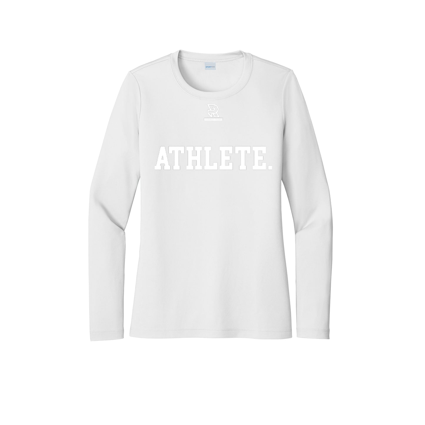 ATHLETE (White) - Womens Pro Long Sleeve Performance Tee