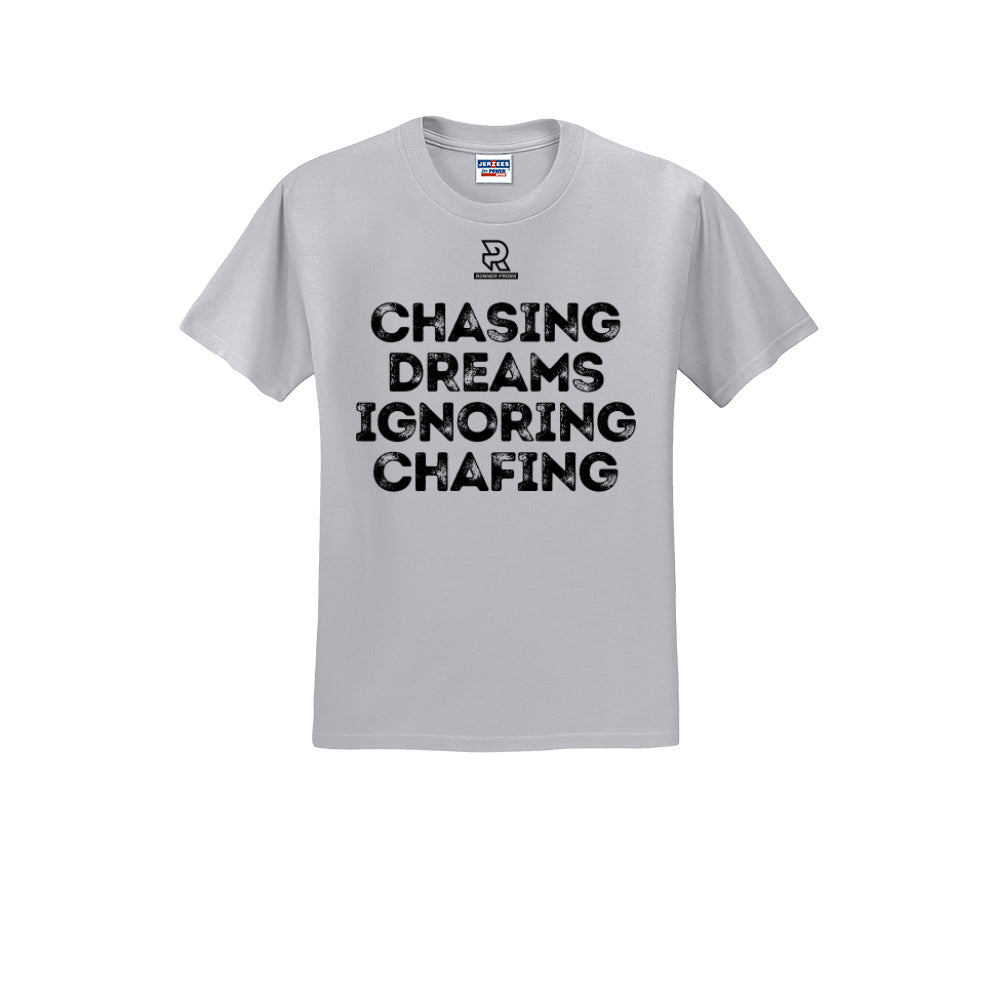 CHASING DREAMS (Black) - Short Sleeve Cotton Tee