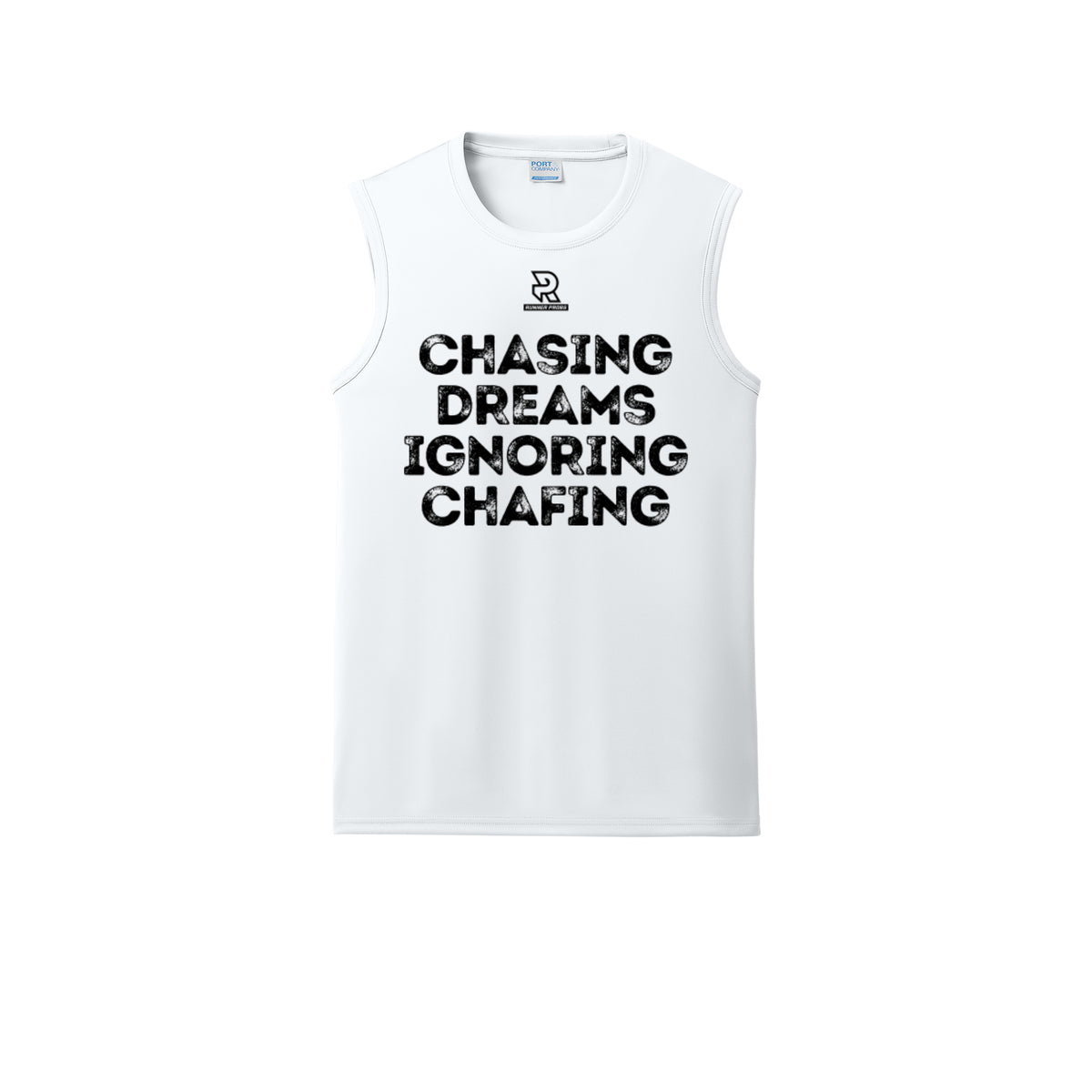CHASING DREAMS (Black) - Sleeveless Performance Tee