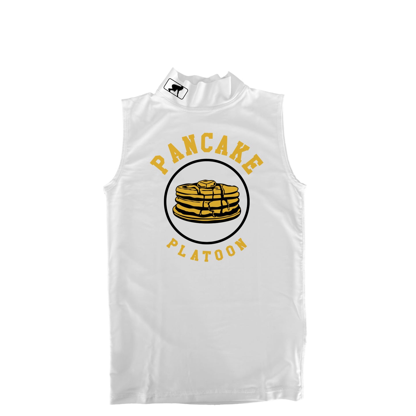 PANCAKE PLATOON - Mock Neck Sleeveless Compression Top