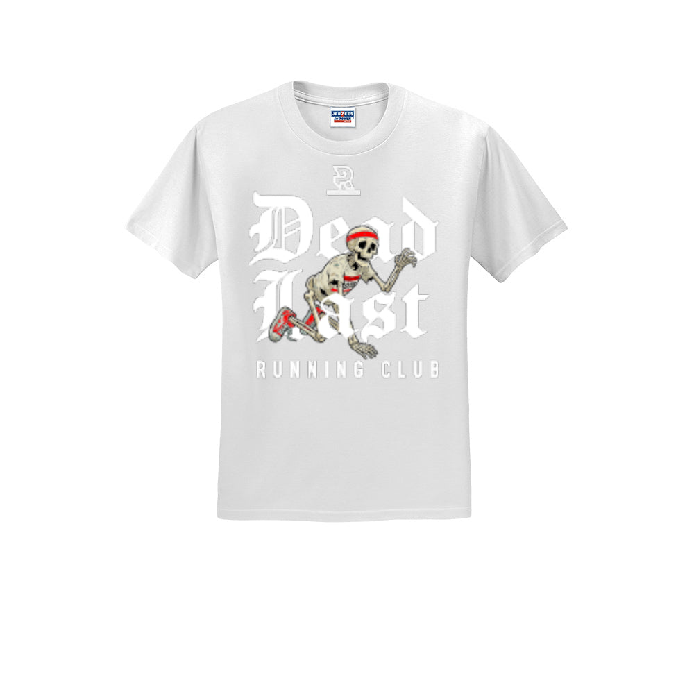 DEAD LAST (White) - Short Sleeve Cotton Tee