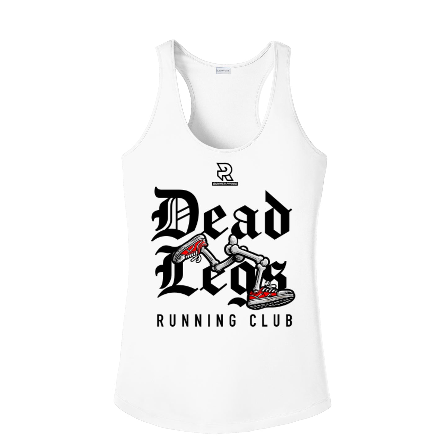 DEAD LEGS (Black) - Womens Competitor Racerback Tank