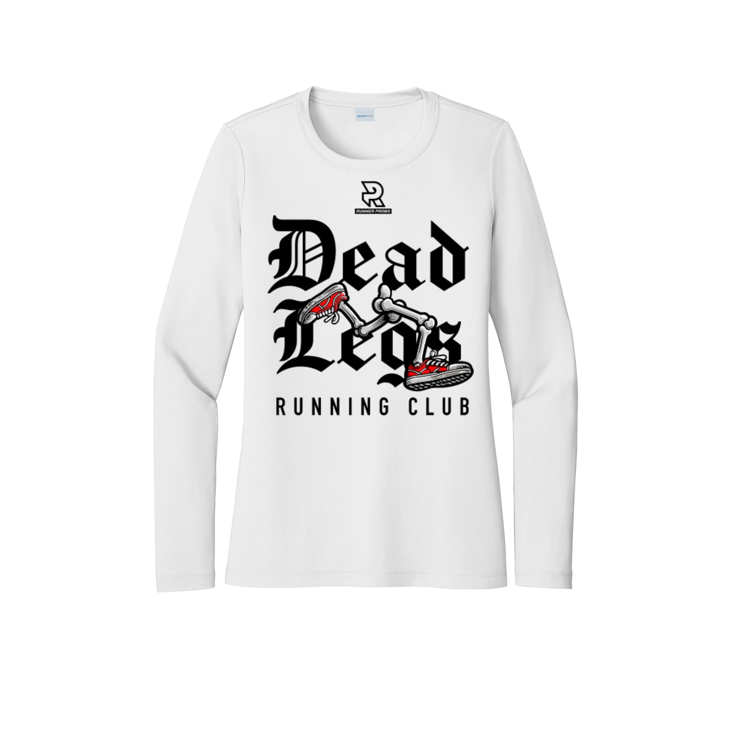 DEAD LEGS (Black) - Womens Pro Long Sleeve Performance Tee