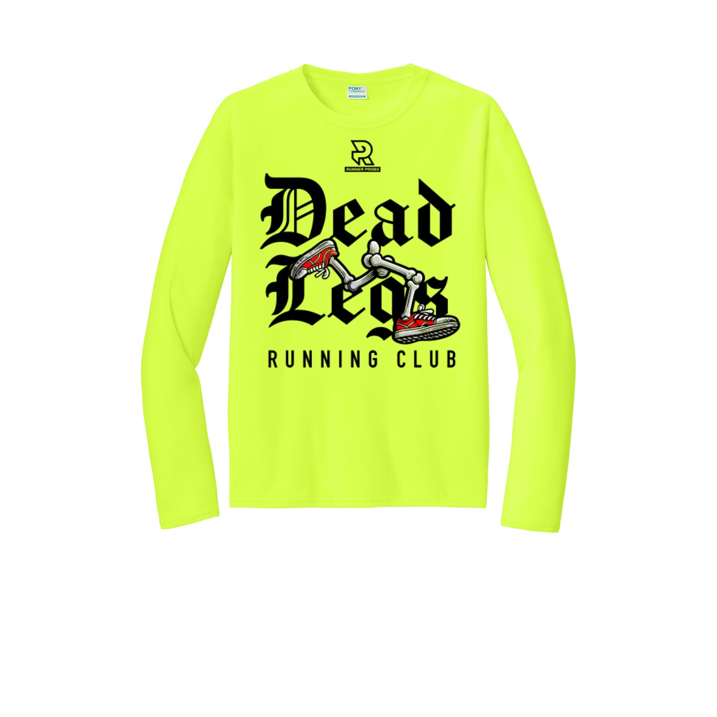 DEAD LEGS (Black) - Long Sleeve Performance Tee