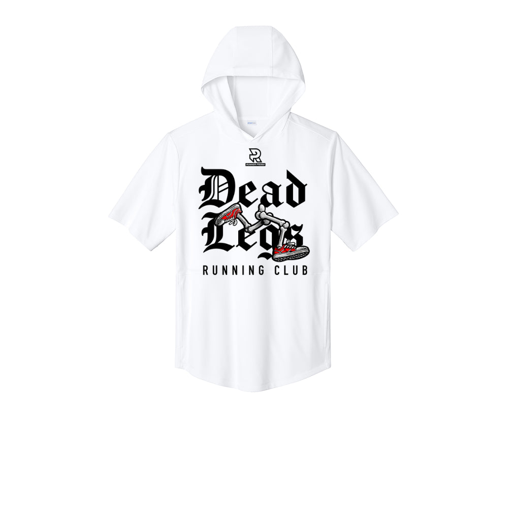 DEAD LEGS (Black) - Short Sleeve Performance Hoodie