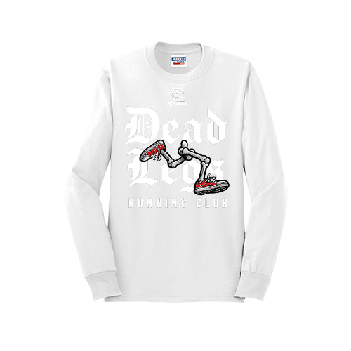 DEAD LEGS (White) - Long Sleeve 50/50 Tee