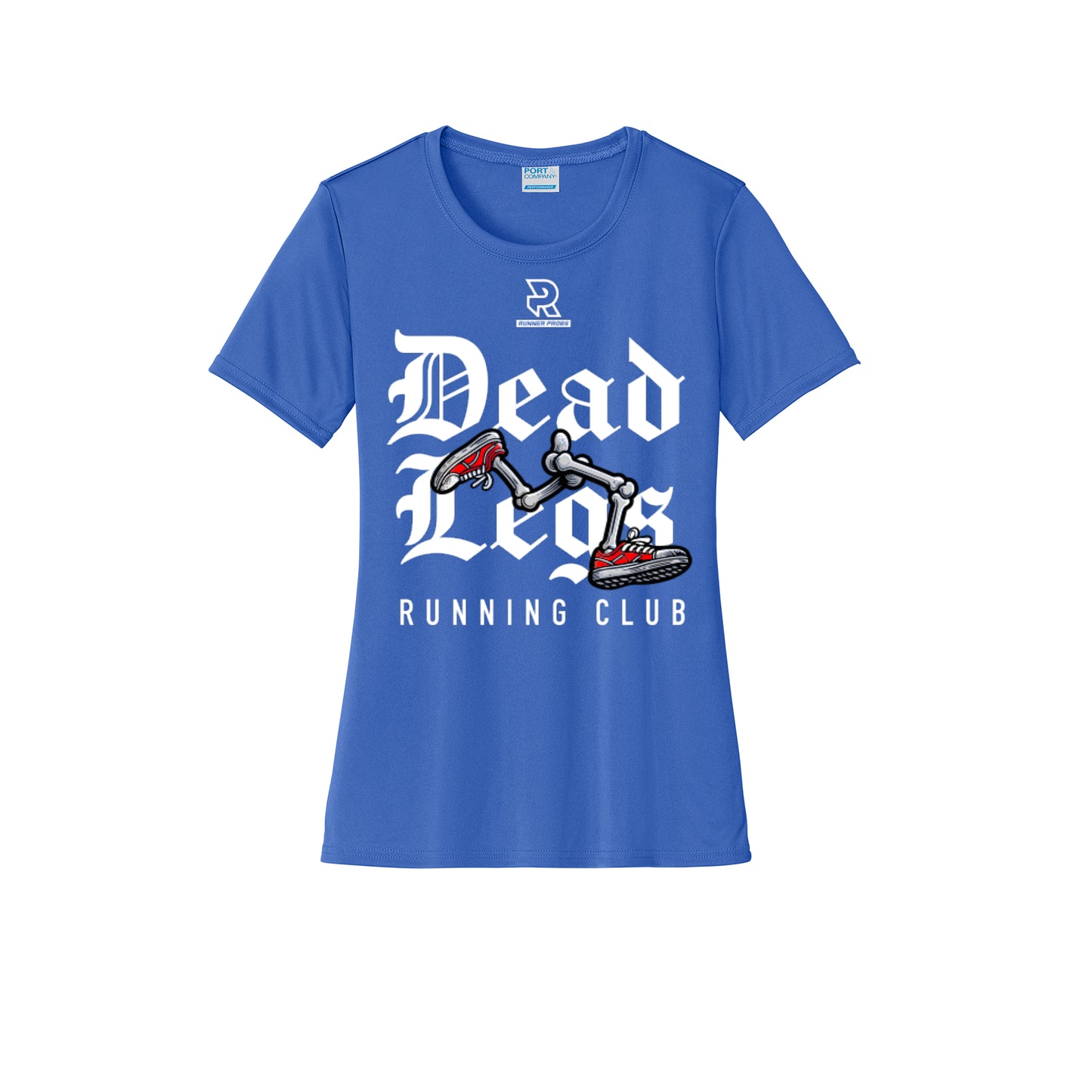 DEAD LEGS (White) - Womens Short Sleeve Performance Tee
