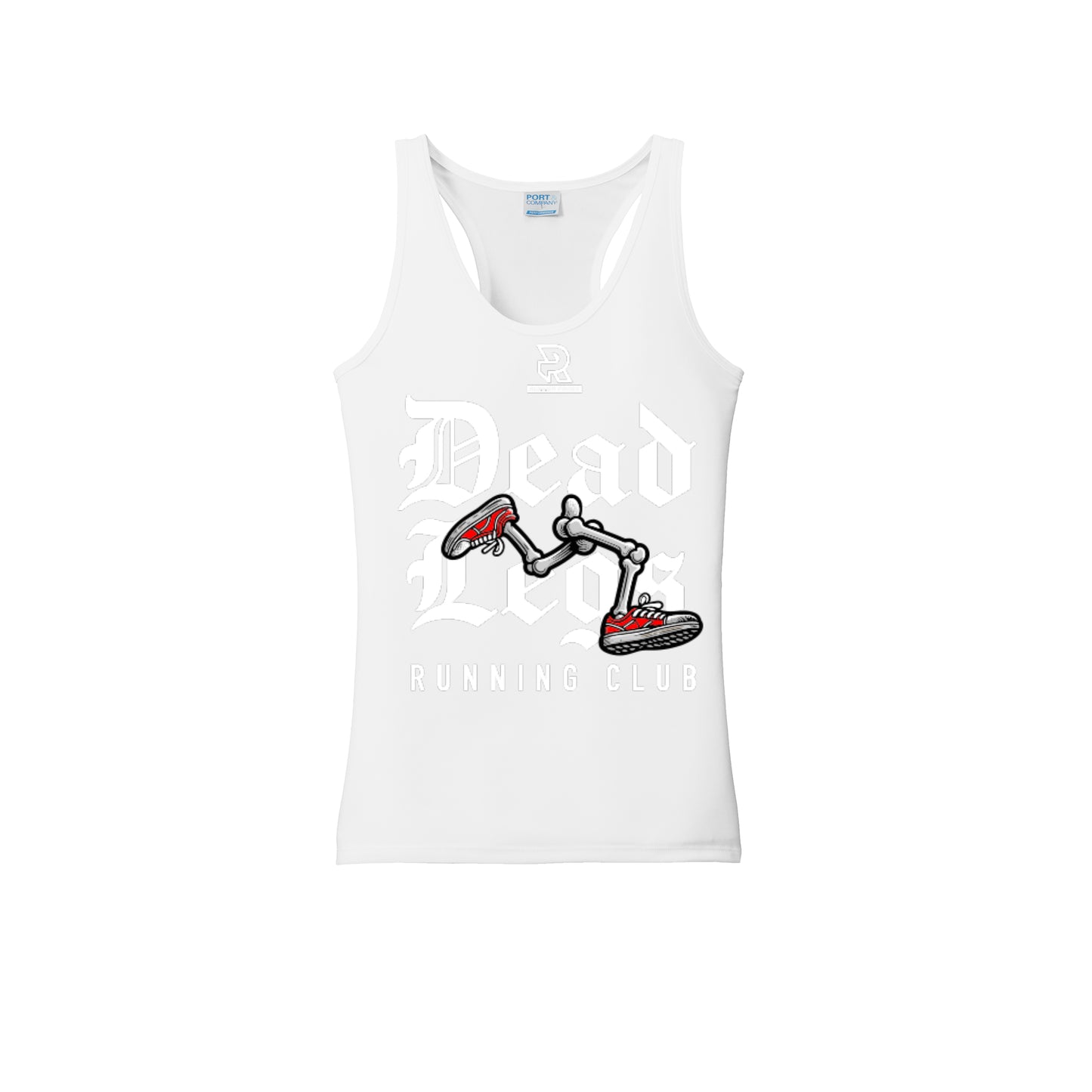 DEAD LEGS (White) - Womens Performance Tank