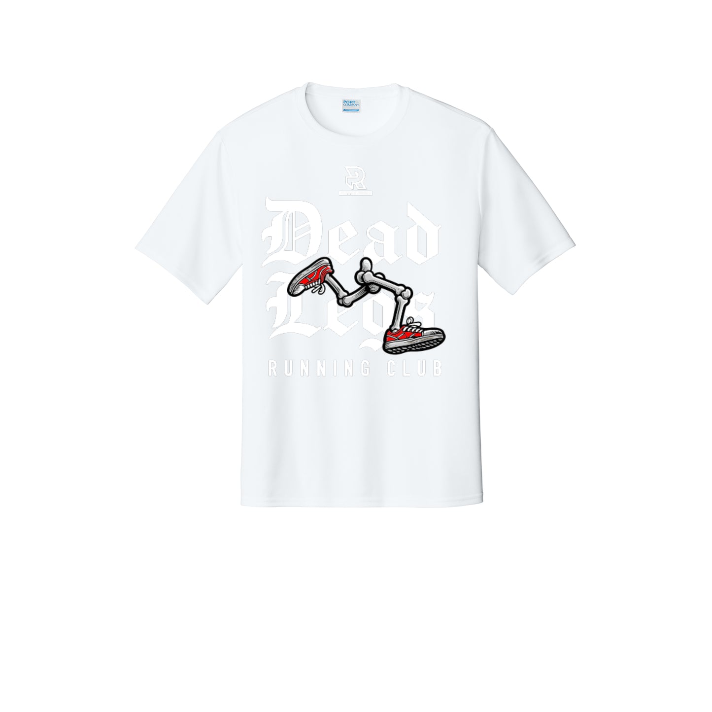 DEAD LEGS (White) - Short Sleeve Performance Tee