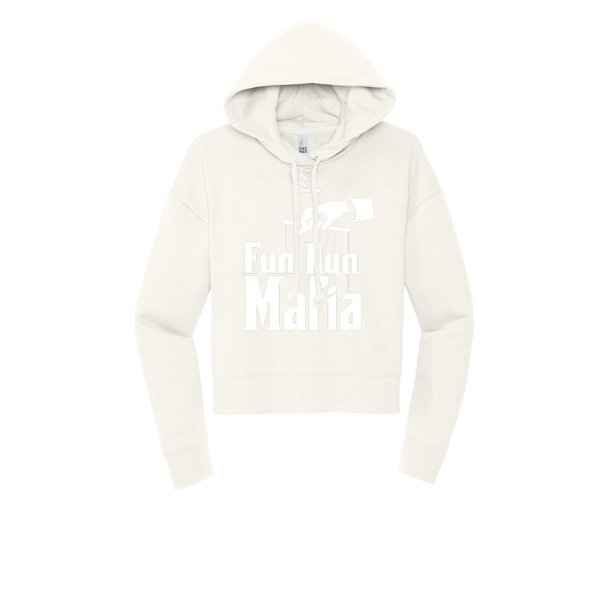 FUN RUN MAFIA(White) - Womens Fleece Hoodie