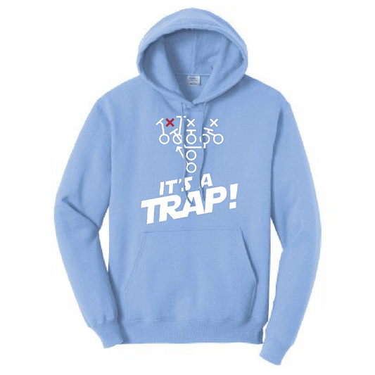ITS A TRAP! (White) - Heavyweight Hoodie