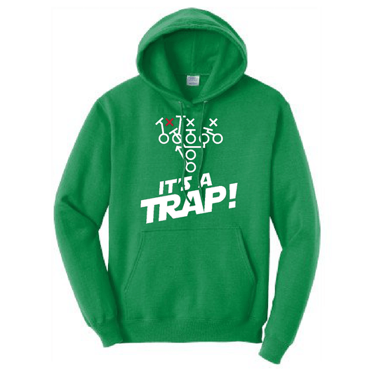 ITS A TRAP! (White) - Tall Hoodie