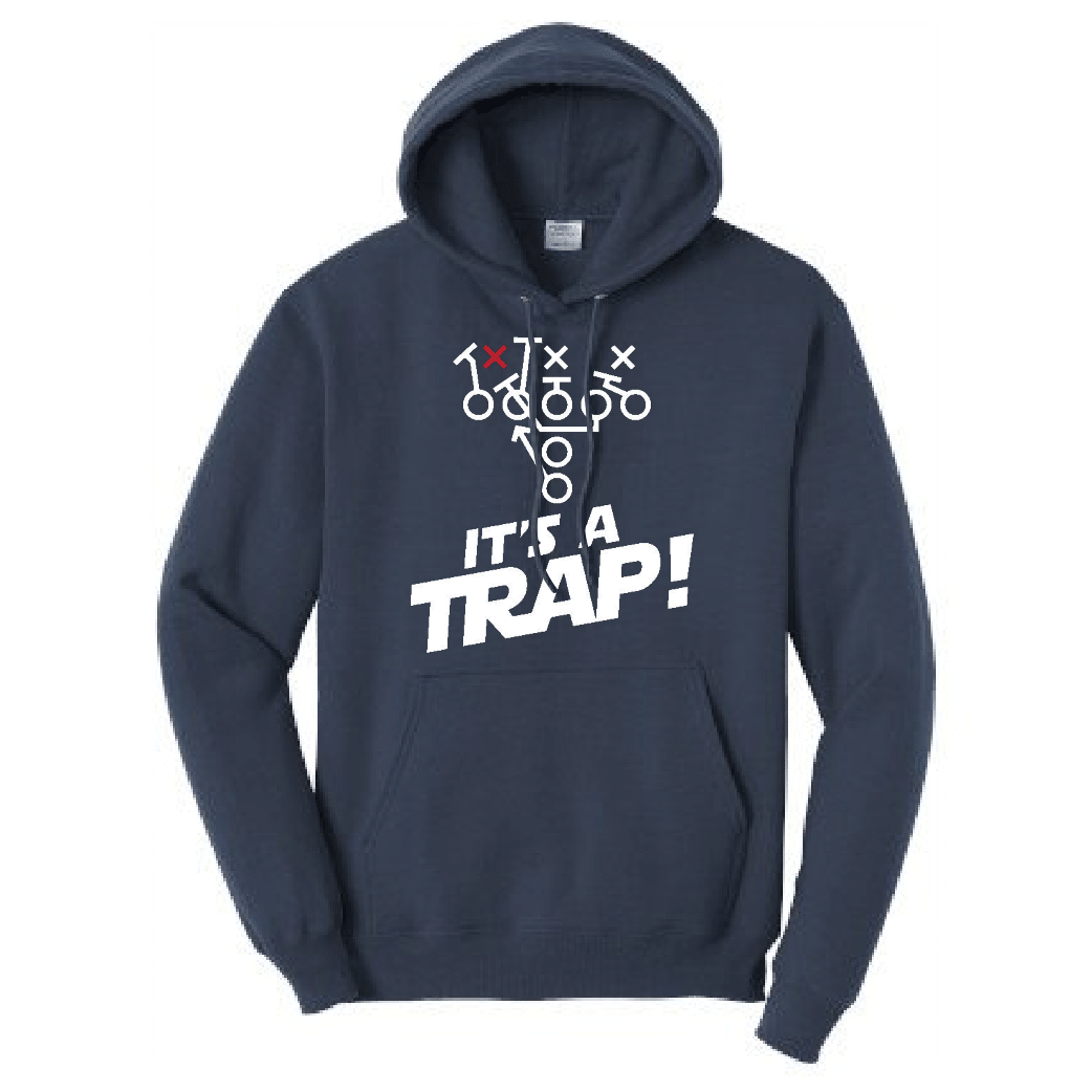 ITS A TRAP! (White) - Heavyweight Hoodie