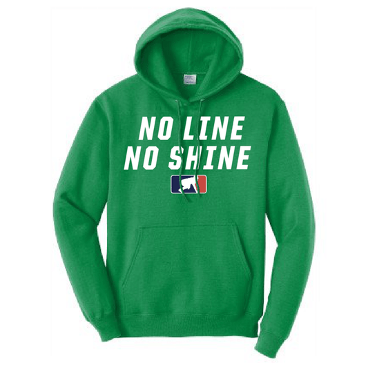 NO LINE NO SHINE - Heavyweight Hoodie