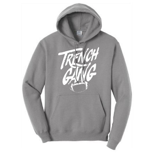 TRENCH GANG (White) - Youth Hoodie