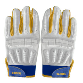 Cornell Raiders Custom Football Glove