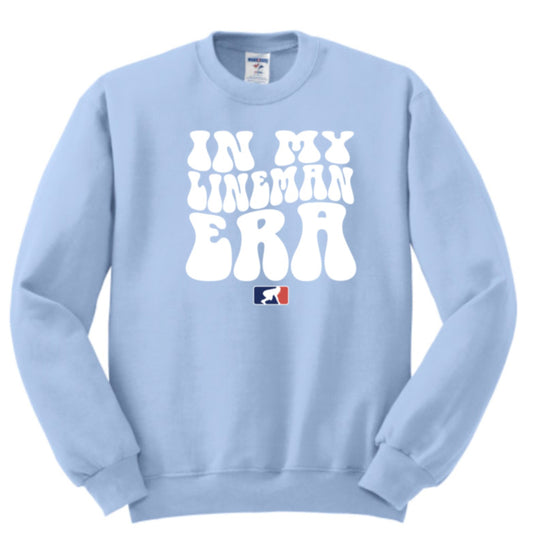 IN MY LINEMAN ERA (White) - Crewneck