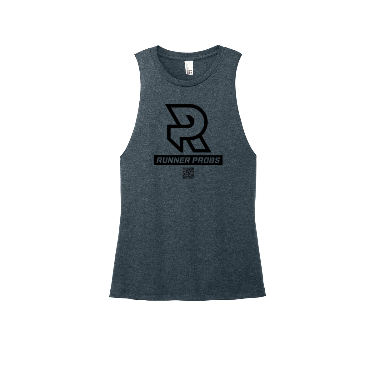 LOGO (Black) - Womens Perfect Tri Muscle Tank