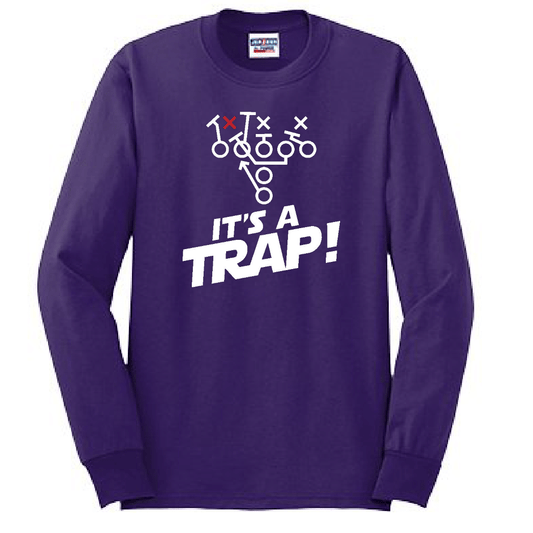 ITS A TRAP! (White) - Long Sleeve T-Shirt