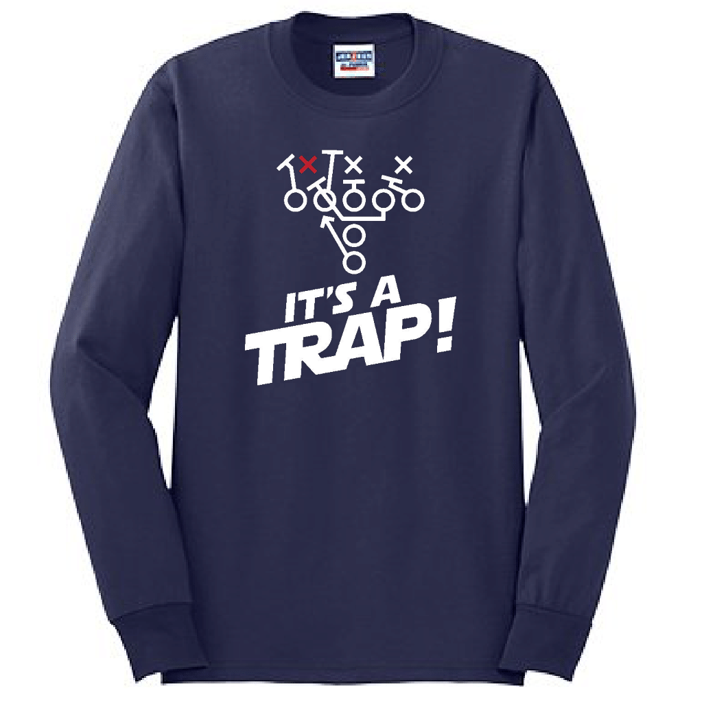 ITS A TRAP! (White) - Tall Long Sleeve T-Shirt