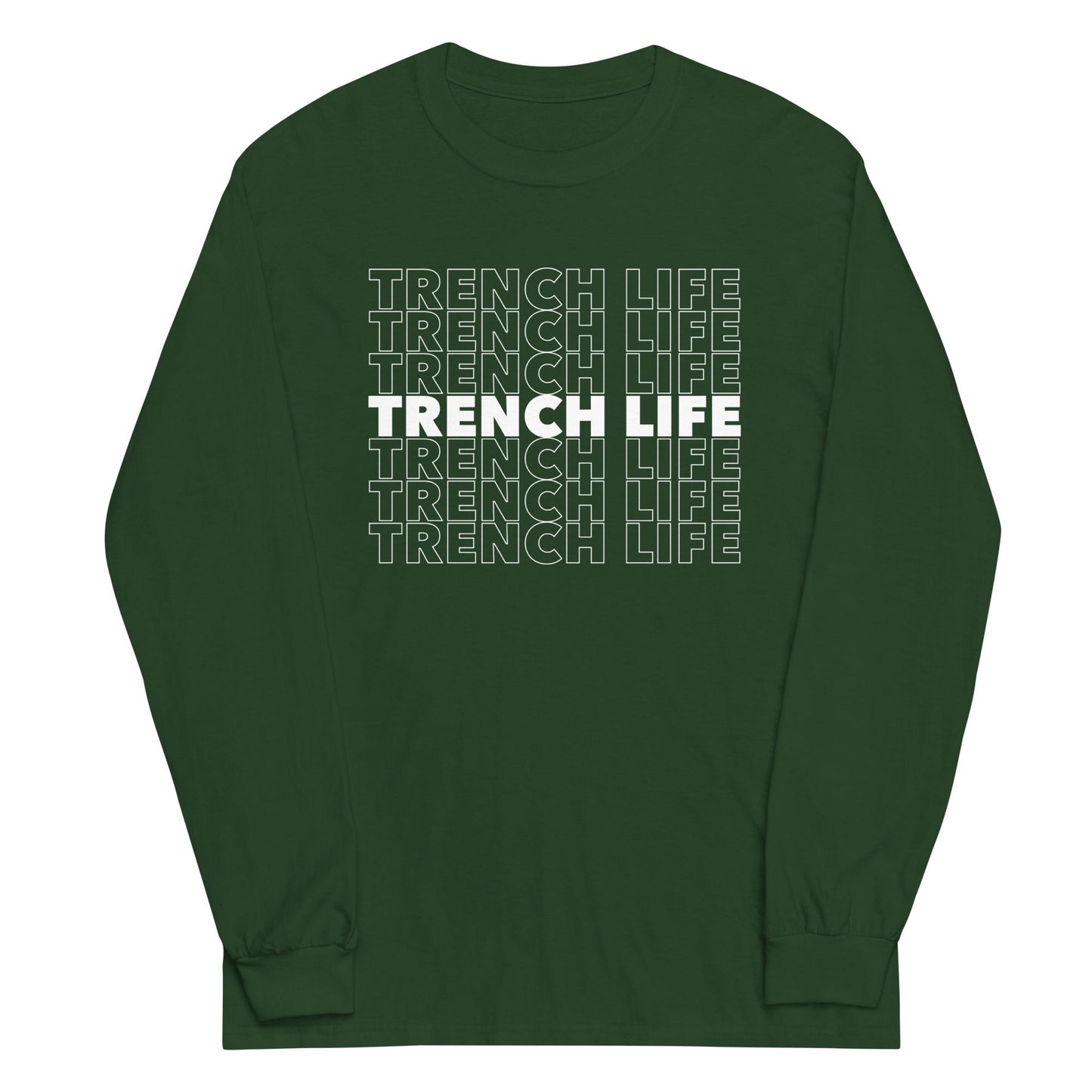 TRENCH LIFE - Tall Long Sleeve T-Shirt