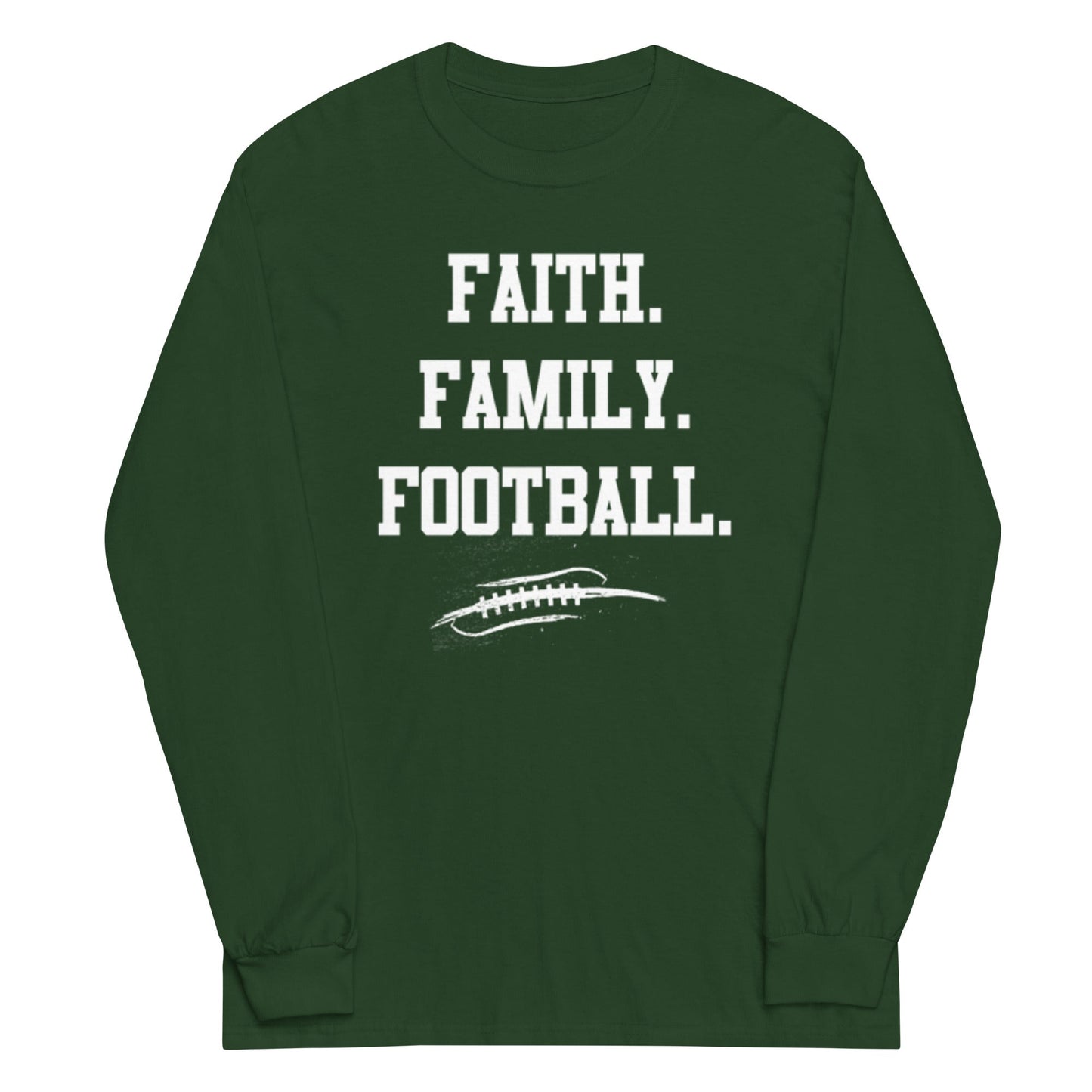 FAITH FAMILY FOOTBALL - Tall Long Sleeve T-Shirt