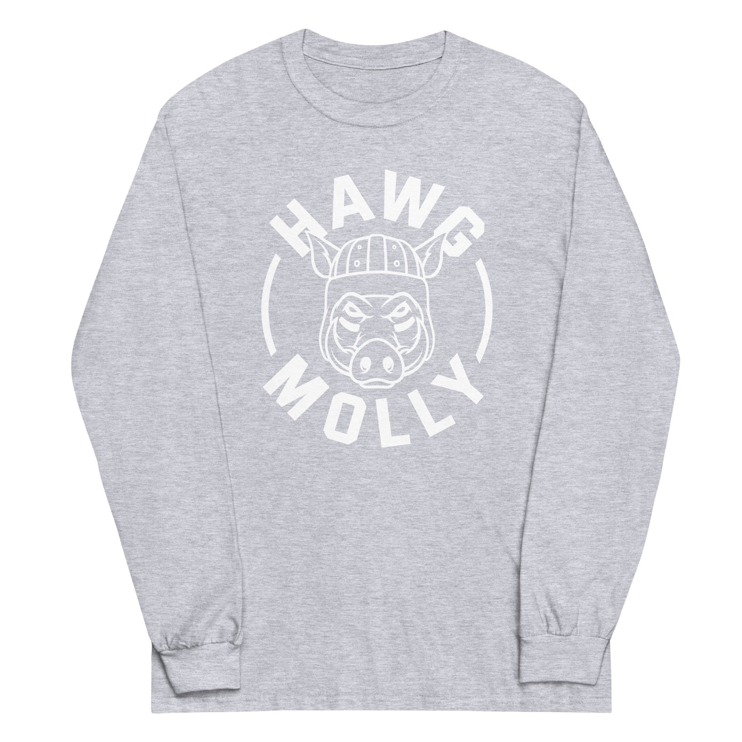 HAWG MOLLY (White) - Long Sleeve T-Shirt