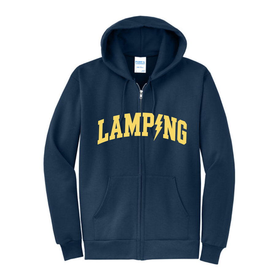 LAMPING SPIRIT Zip-Up Hoodie