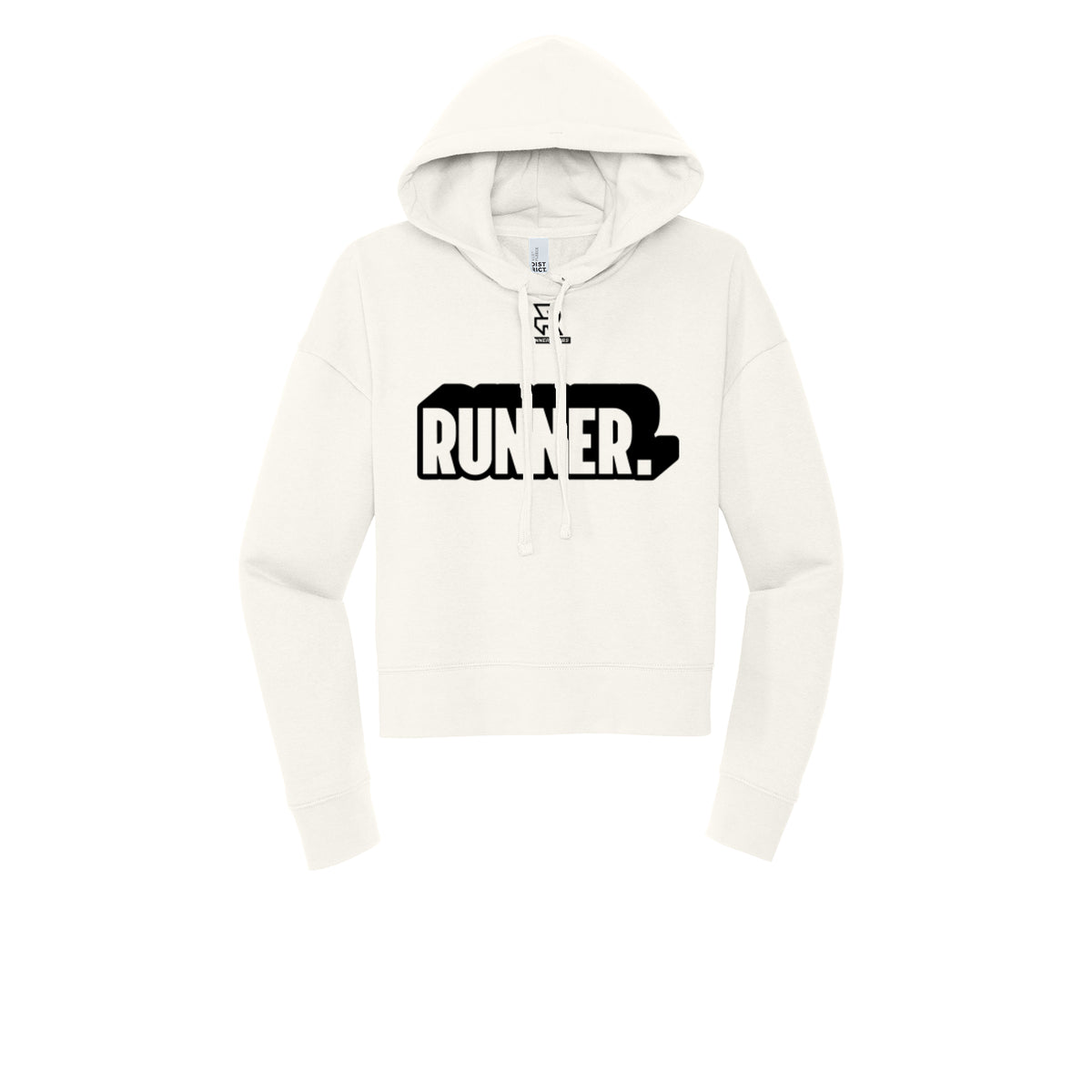 RUNNER DNA (Black) - Womens Fleece Hoodie