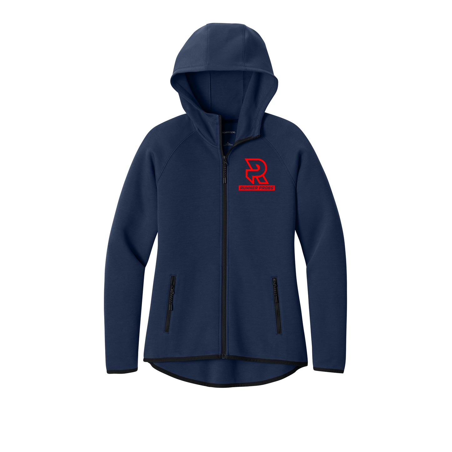 LOGO (Red) - Womens Phenom Full-Zip Hoodie