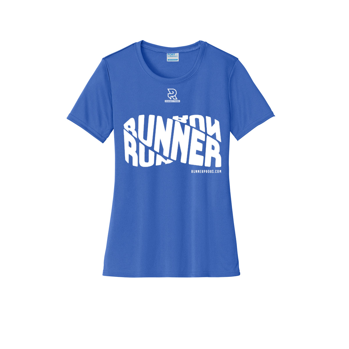 RUNNER DNA (White) - Womens Short Sleeve Performance Tee