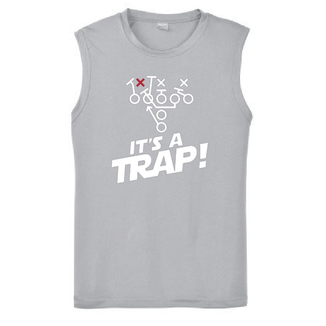 ITS A TRAP! (White) - Muscle T-Shirt