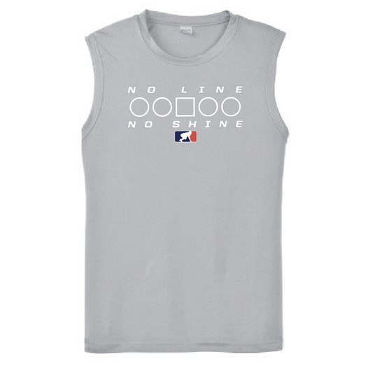 NO LINE NO SHINE TOO - Muscle T-Shirt