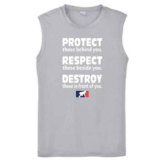 PROTECT RESPECT DESTROY - Muscle T-Shirt