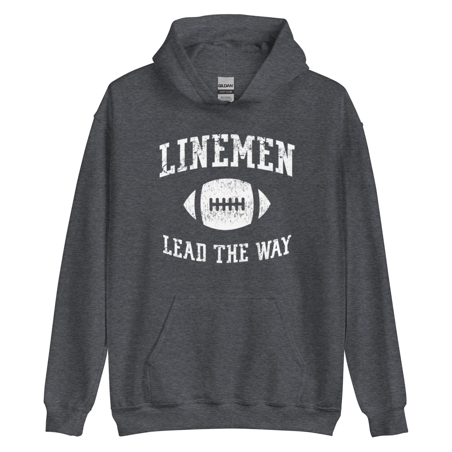 LINEMEN LEAD THE WAY - Tall Hoodie