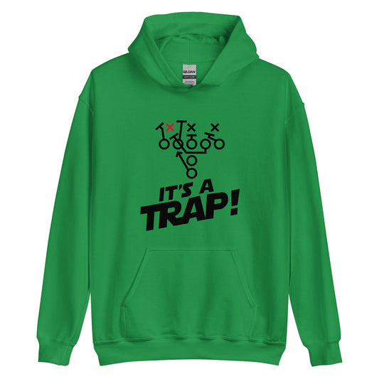 ITS A TRAP! (Black) - Heavyweight Hoodie