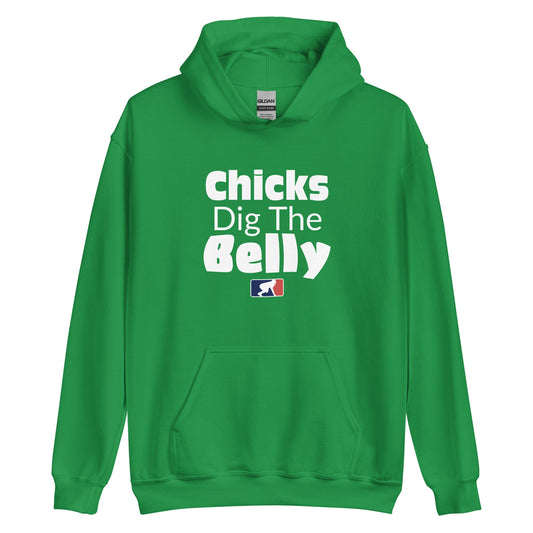 CHICKS DIG THE BELLY - Heavyweight Hoodie